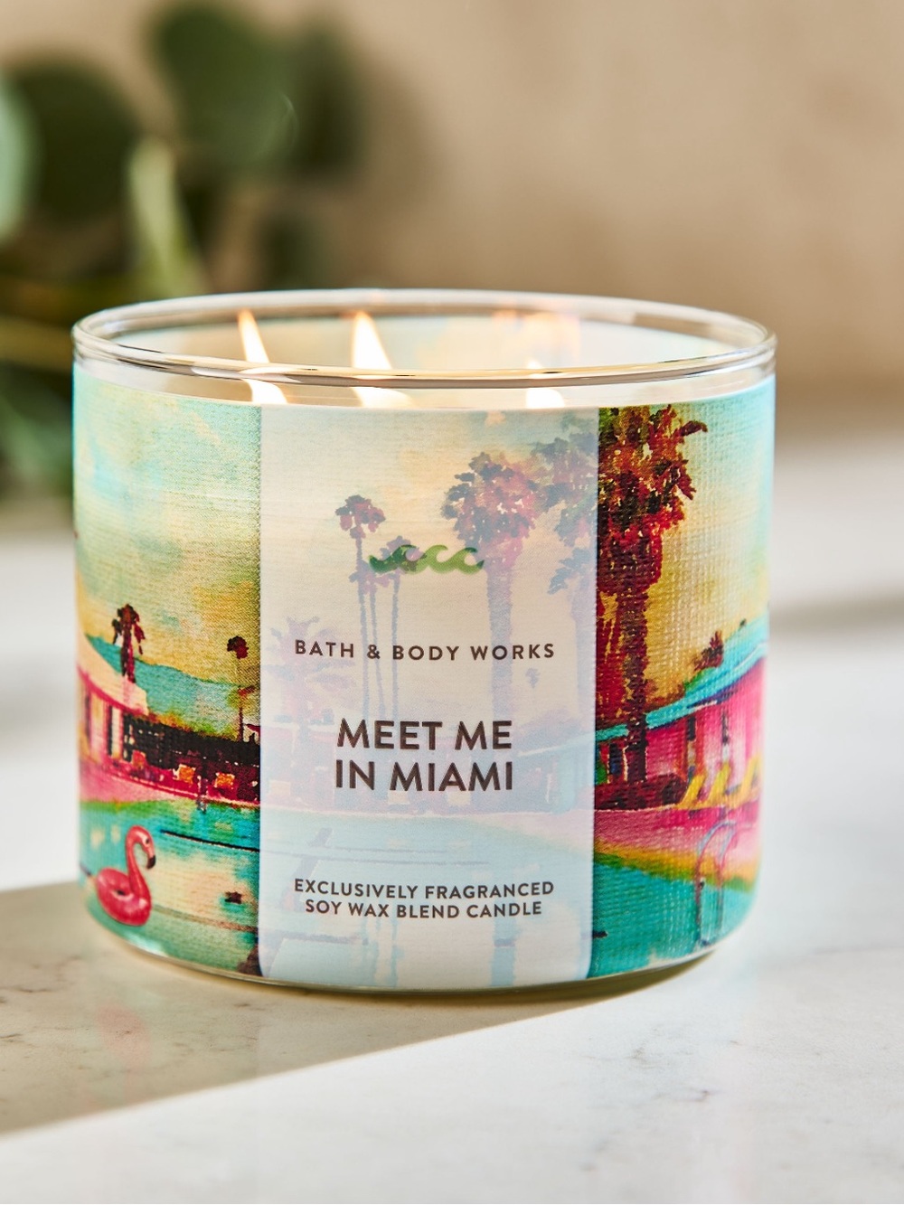 Bath & Body Works Meet Me in Miami 3-Wick Candle